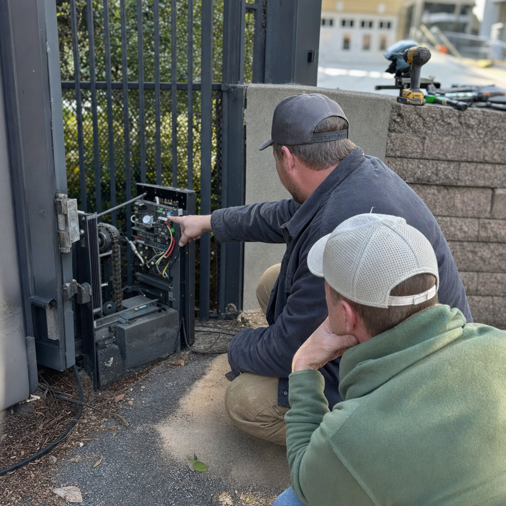 Why Wont my Automatic Gate Open? (Georgia, GA) | Beacon Gate Repair Georgia